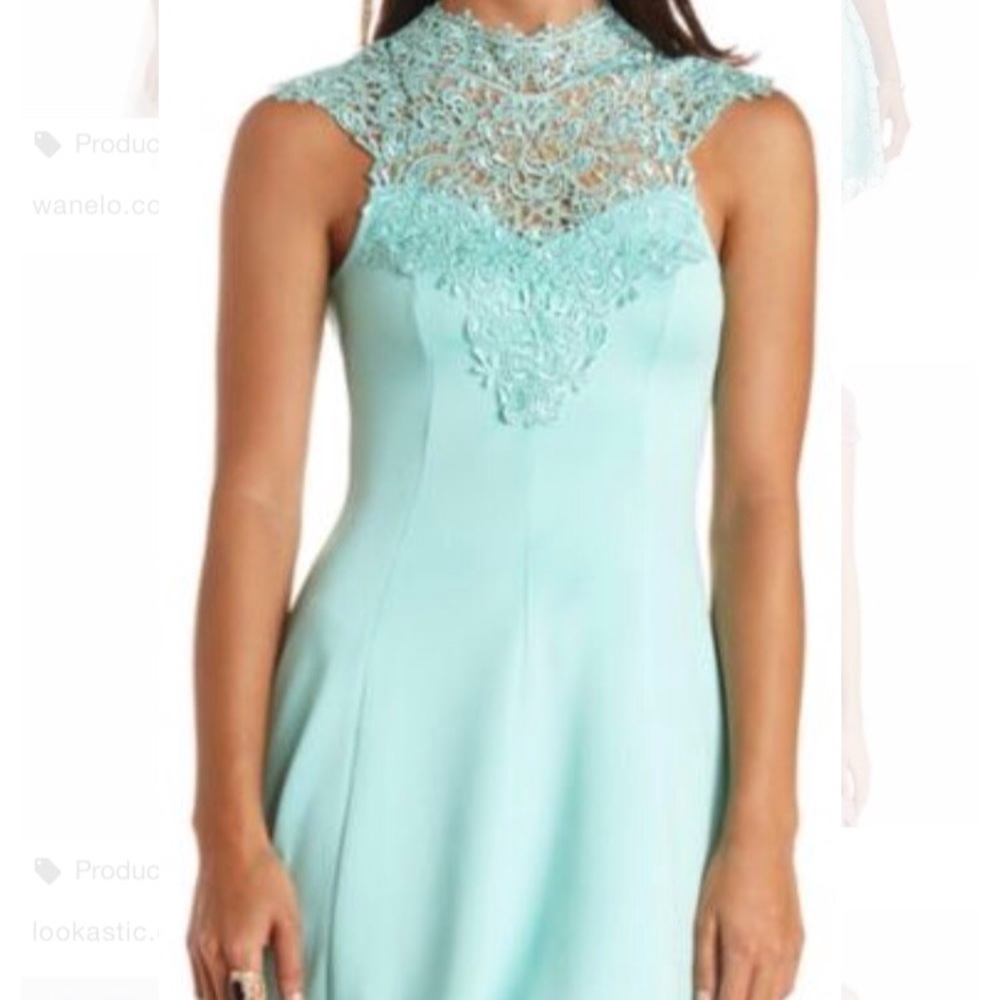 Mint green dress - Picture 1 of 4